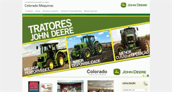 Desktop Screenshot of coloradomaquinas.com.br